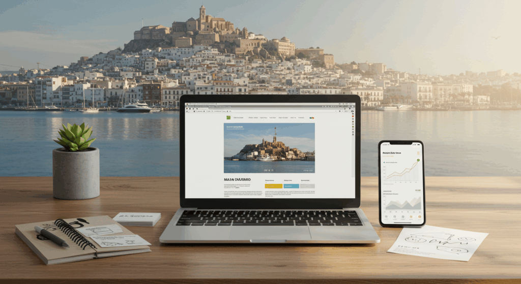 Ejemplo de diseño web profesional que transmite presencia digital y refuerza la credibilidad online de una marca.