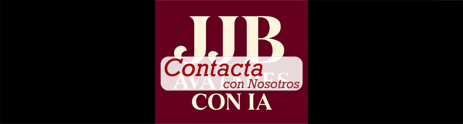 Cabecera JJB Avatares con IA para la sección de contacto y solicitud de información sobre creación de avatares con inteligencia artificial