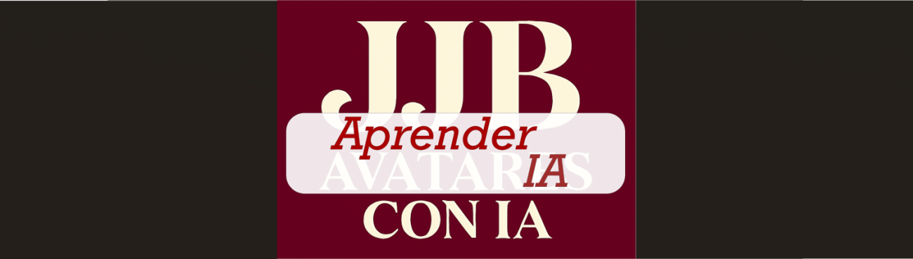 Cabecera JJB Avatares con IA para la sección Aprender Inteligencia Artificial